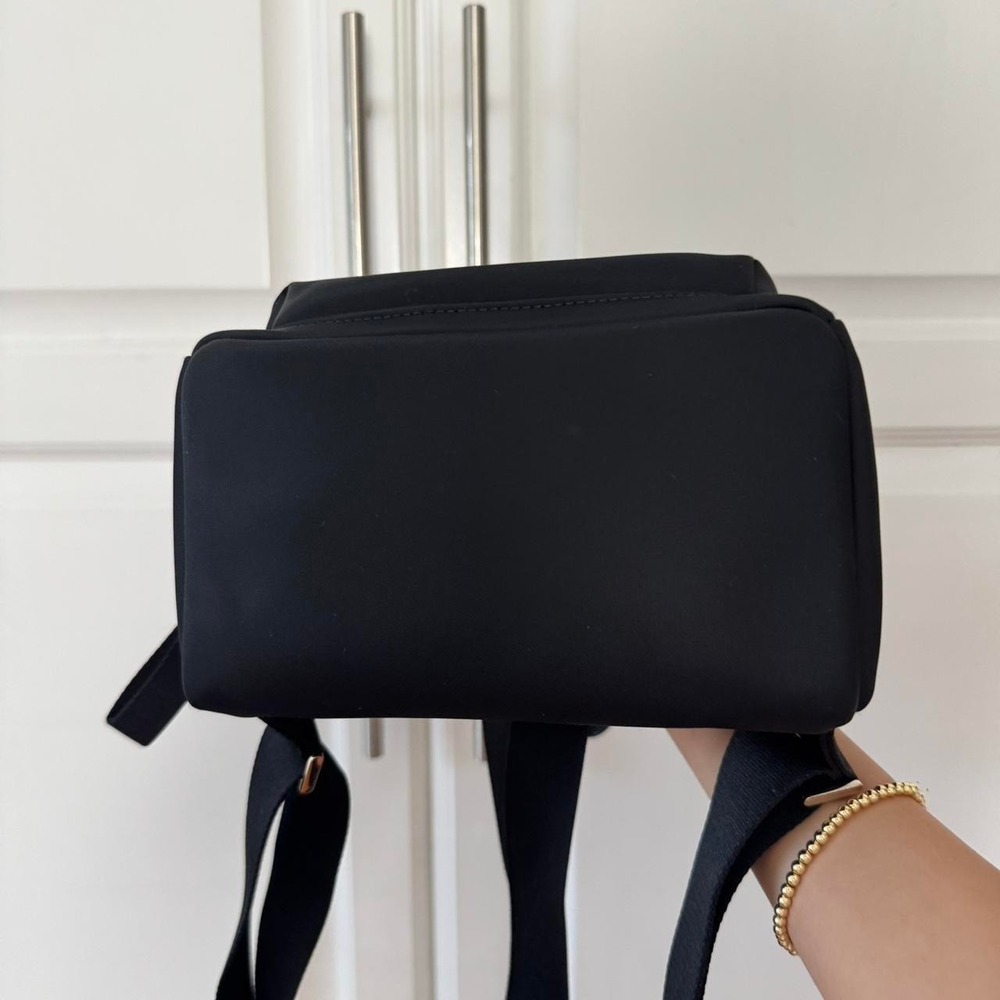 Black Kate Spade New York Chelsea Mini Backpack w/ gold - Picture 4 of 6
